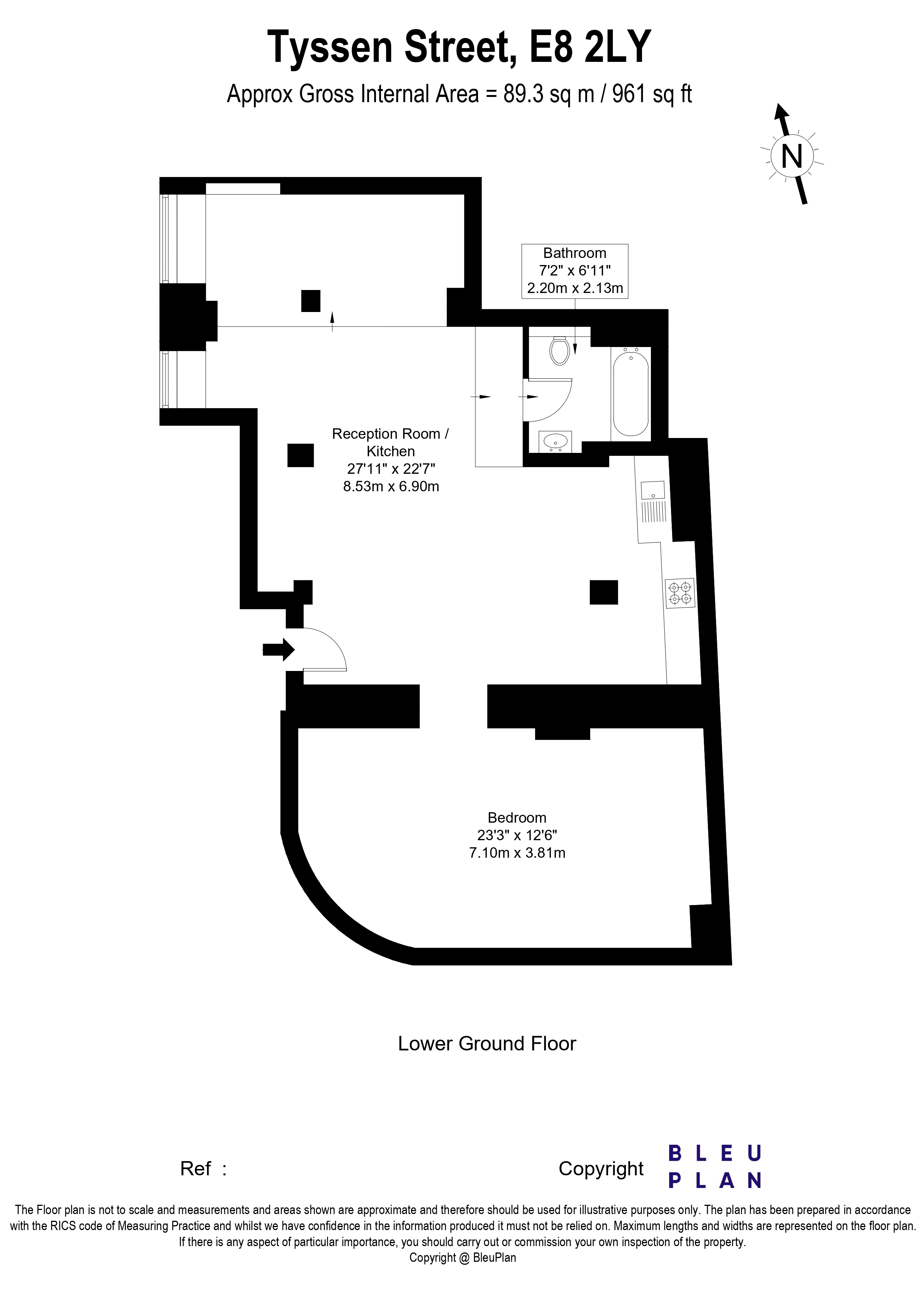 Springfield House lofts - Tyssen Street floorplan